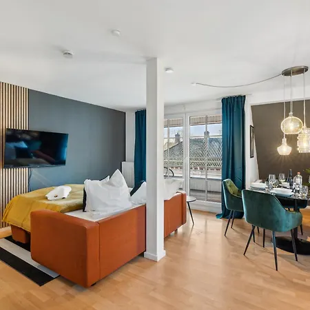 Maremar - Design-maisonette Am Holzmarkt - Luxus Boxspringbetten - Arbeitsplatz - Loggia Verden an der Aller