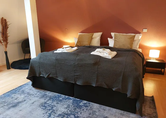 Daire Maremar - Design-maisonette Am Holzmarkt - Luxus Boxspringbetten - Arbeitsplatz - Loggia