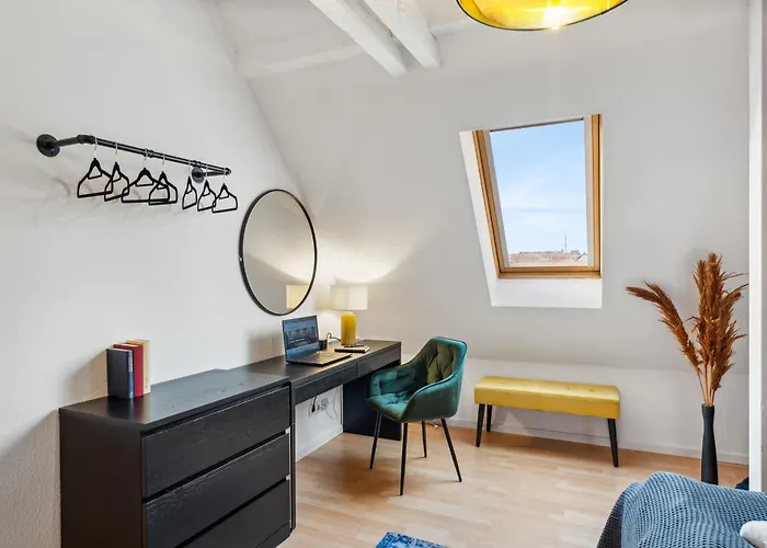 Maremar - Design-maisonette Am Holzmarkt - Luxus Boxspringbetten - Arbeitsplatz - Loggia Verden an der Aller