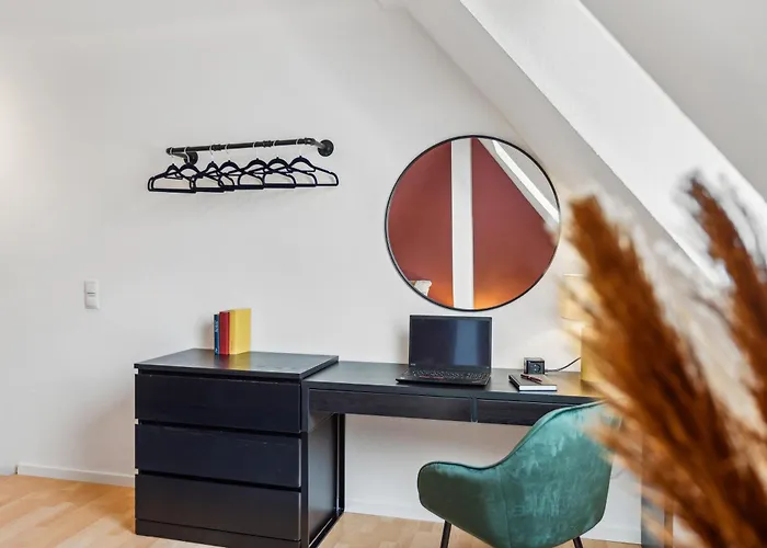 Maremar - Design-maisonette Am Holzmarkt - Luxus Boxspringbetten - Arbeitsplatz - Loggia Daire Verden an der Aller